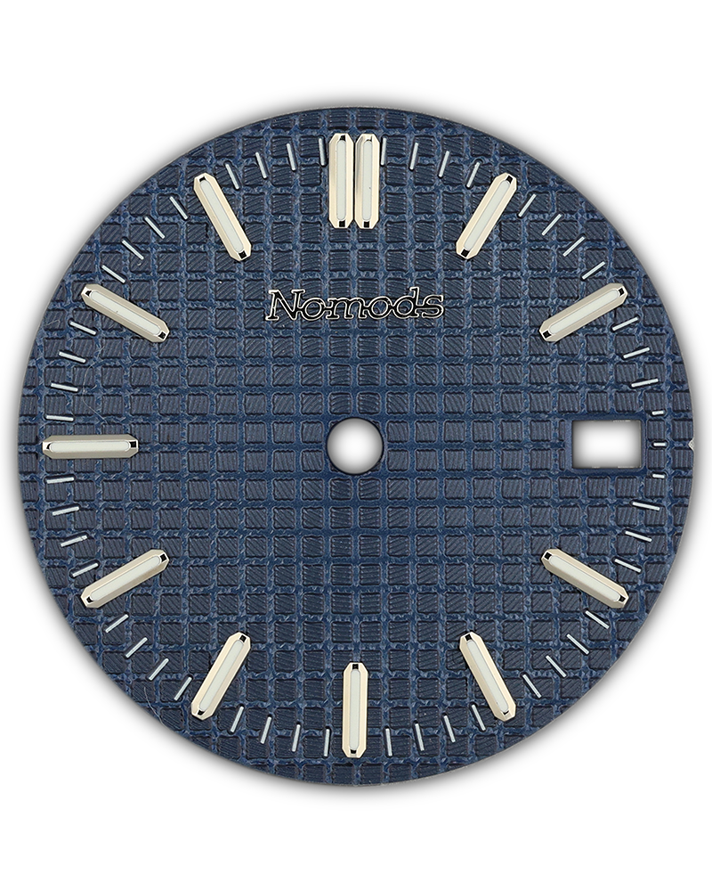 Waffle Dial Seiko NH35 Mod Royal Oak 28.5mm Blue