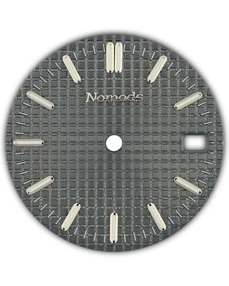 Waffle Dial Seiko NH35 Mod Royal Oak 28.5mm Gray