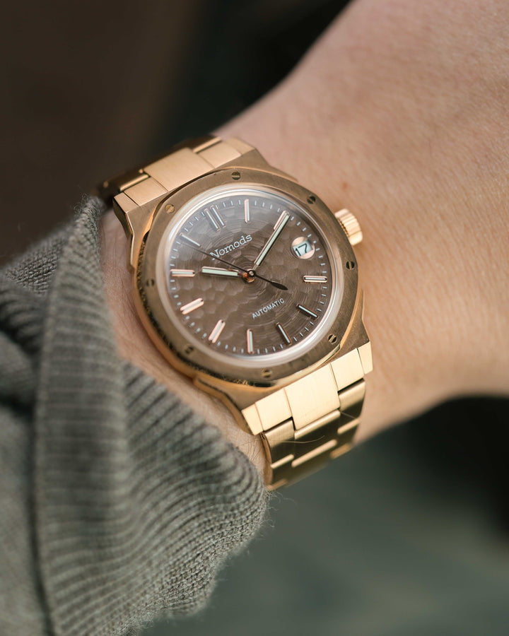 Nomods Petrichor Rosegold Chocolate 37mm Seiko Mod