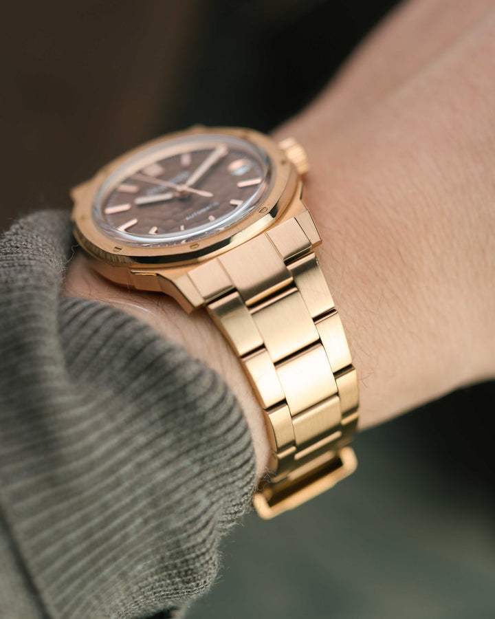 Nomods Petrichor Rosegold Chocolate 37mm Seiko Mod