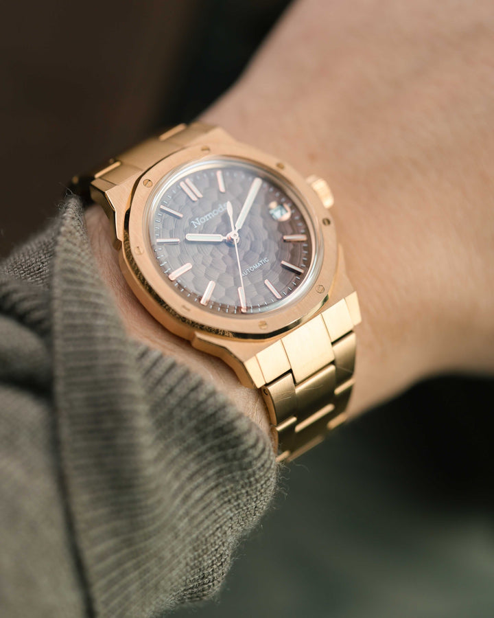 Nomods Petrichor Rosegold Chocolate 37mm Seiko Mod