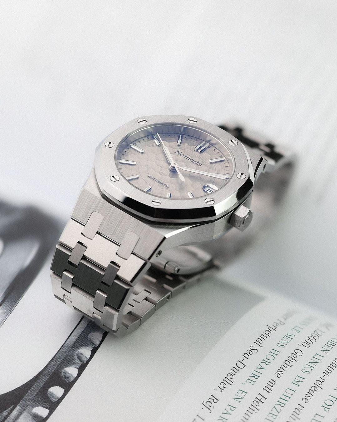 Nomods Royal Oak Seiko Mod 37mm Silver / Gray