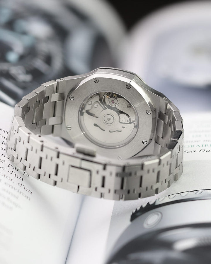 Nomods Royal Oak Seiko Mod 37mm Silver / Gray