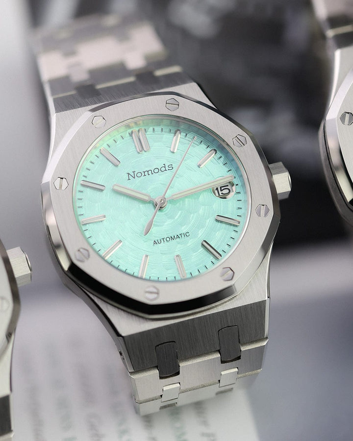 Nomods Royal Oak Seiko Mod 37mm Silver / Tiffany