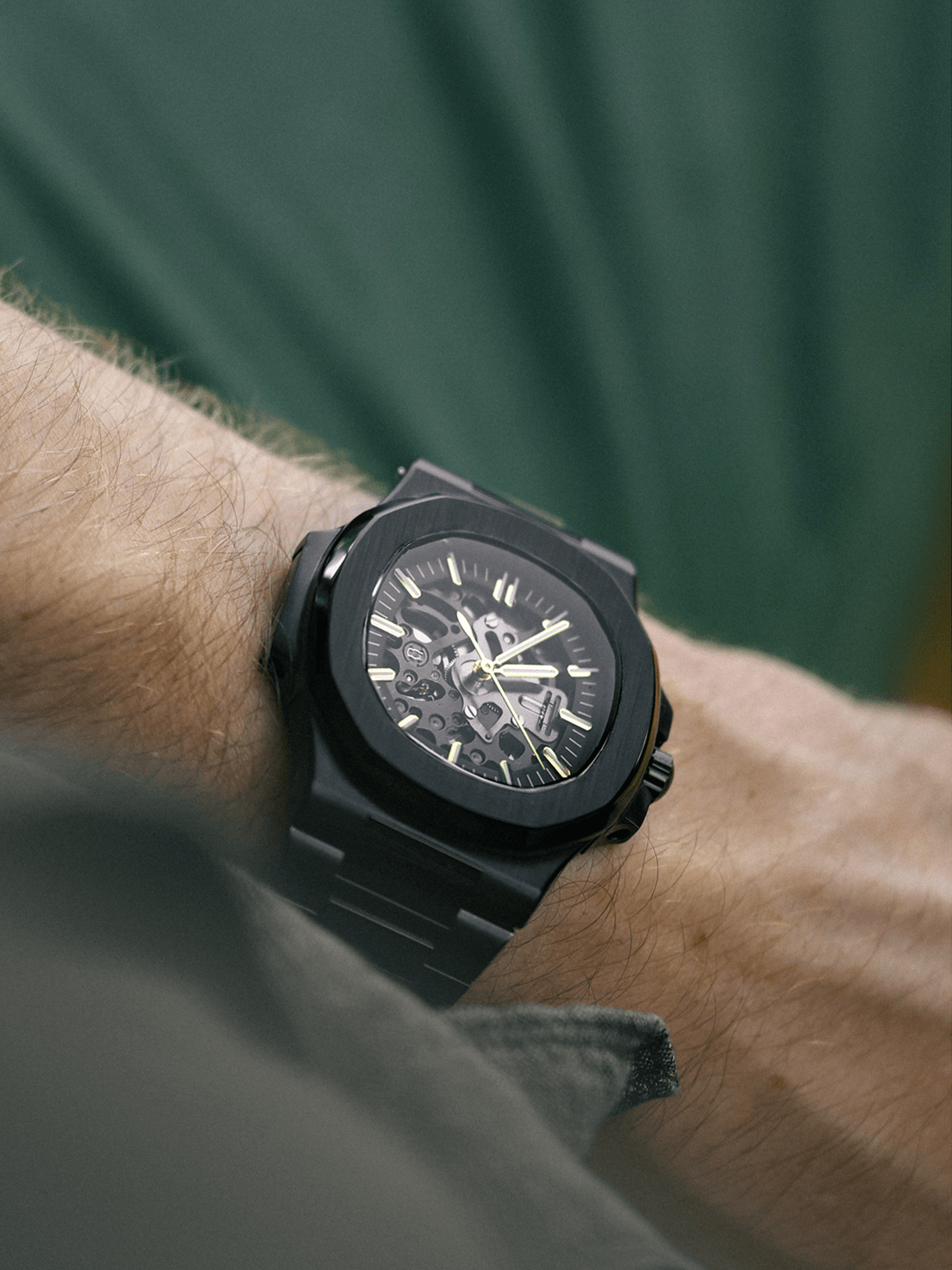 Nomods Seiko Mod - Nautilus Black PVD Rose Gold