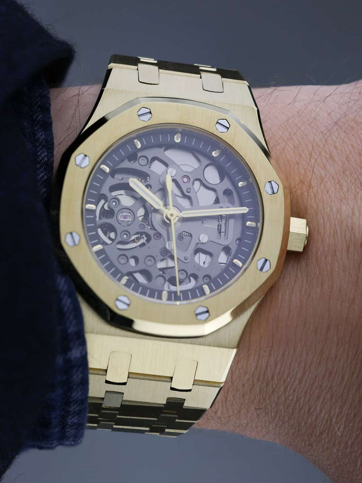 Nomods Seiko mod – Royal Oak 37mm Gold