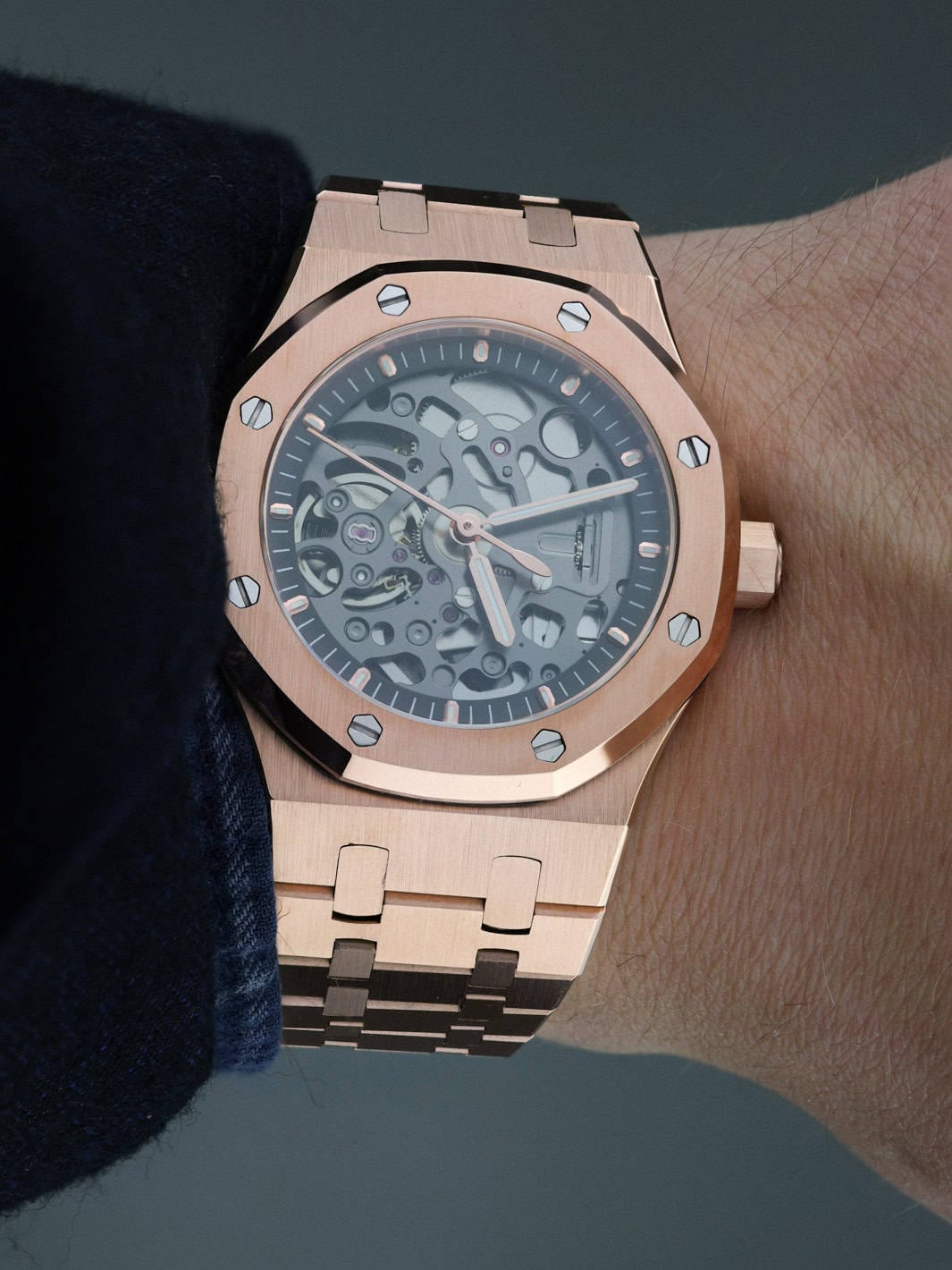 Nomods Seiko mod – Royal Oak 37mm Rose Gold