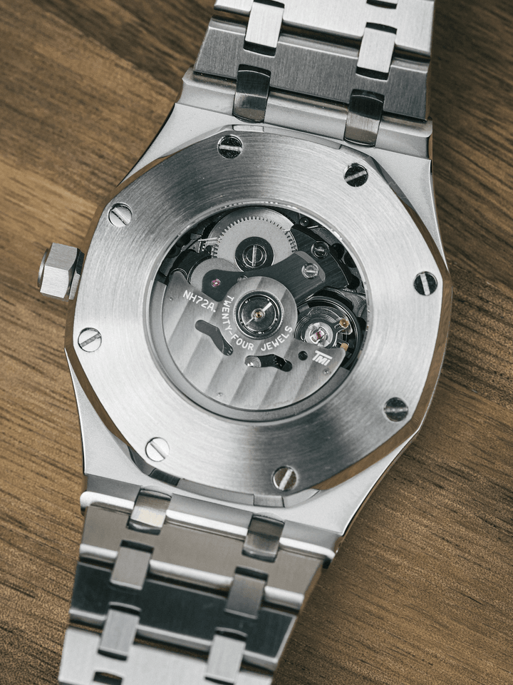 Nomods Seiko Mod -  Royal Oak Skeleton 41mm Silver