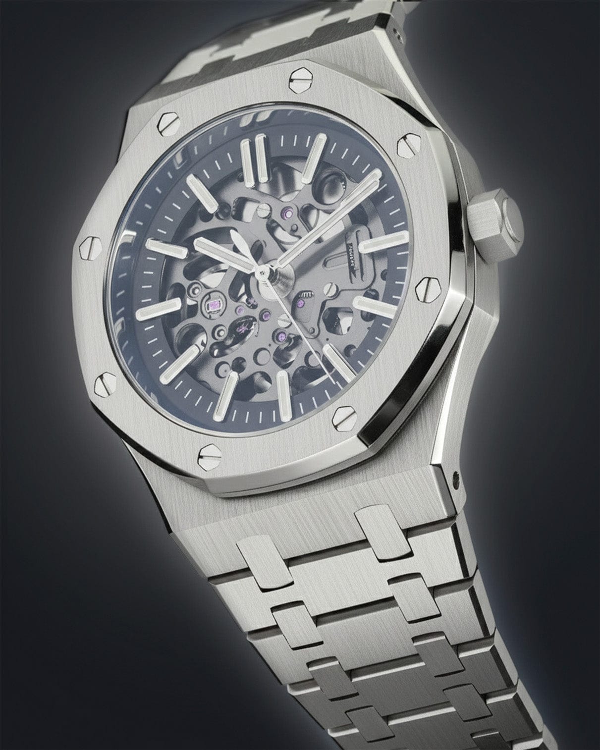 Royal Oak 41mm Skeleton Silver Seiko Mod | Nomods