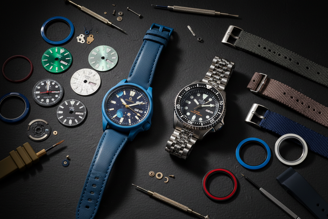 MoonSwatch Modding vs Seiko Modding: What You Can Customize