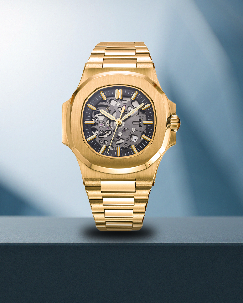 Seikonaut Skeleton Nautilus 40mm MOD Watch