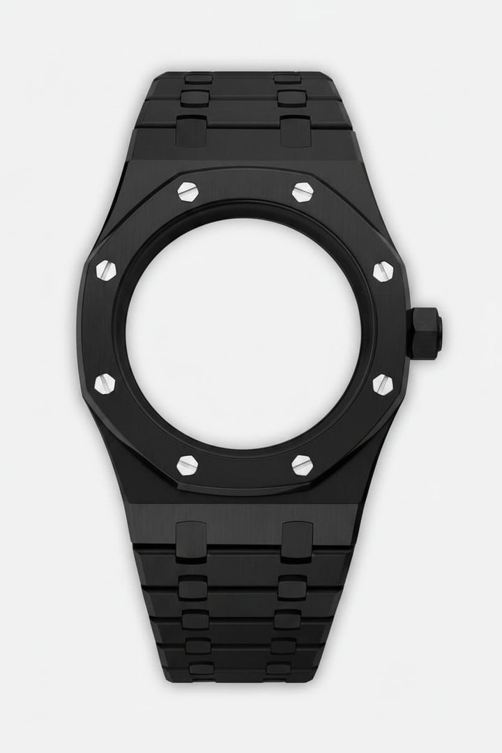 Nomods Black PVD AP x Swatch: Royal Pop conversion case