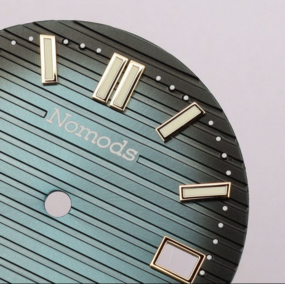 Nomods Dial for Nautilus Seikonaut Seiko Mod NH35 Blue