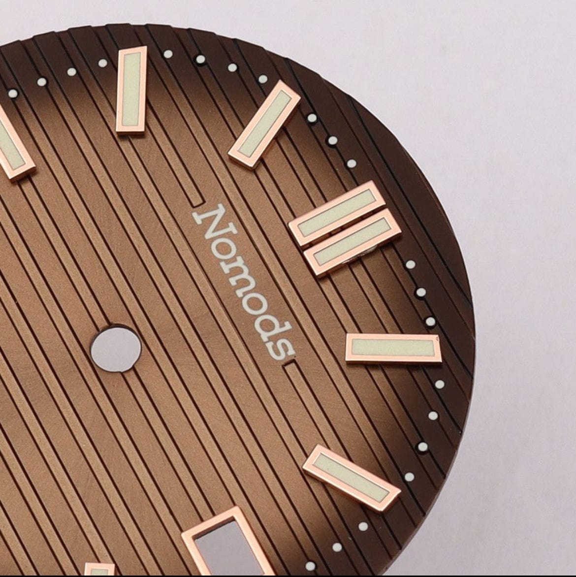 Nautilus Dial 30.8mm Chocolate Seiko Mod | Nomods