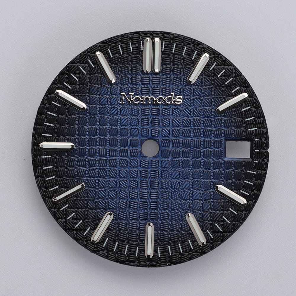 Nomods Dials Blue Fade / Silver / Nomods Waffle Dial 28.5mm
