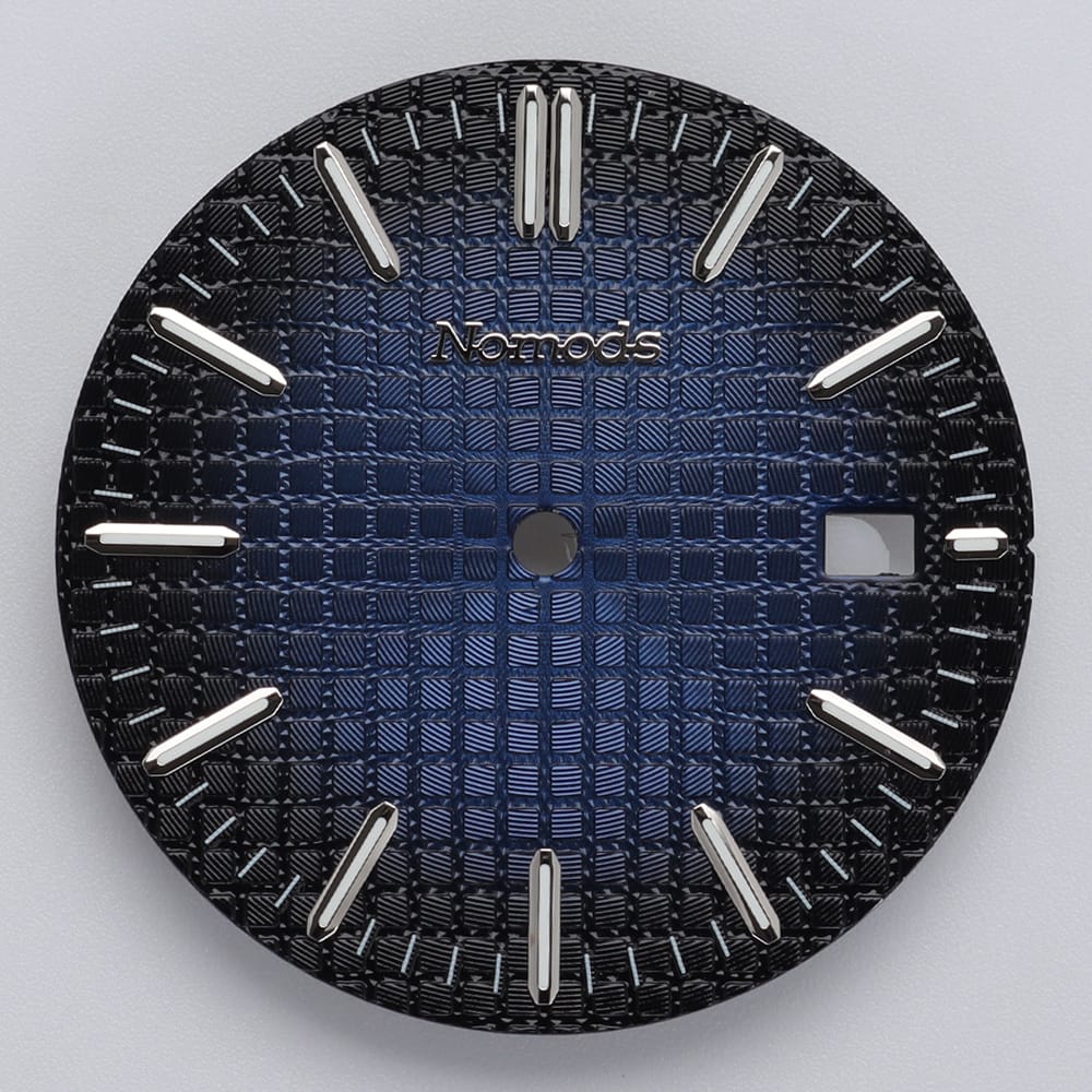 Nomods Dials Blue Fade / Silver / Nomods Waffle Dial – Royal Oak 41mm