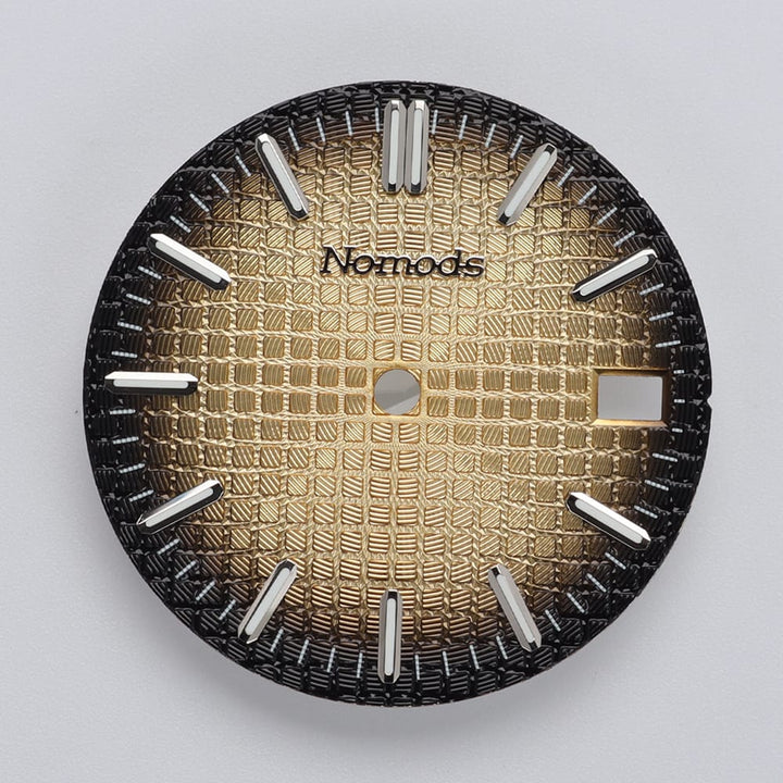 Nomods Dials Champagne Fade / Silver / Nomods Waffle Dial 28.5mm