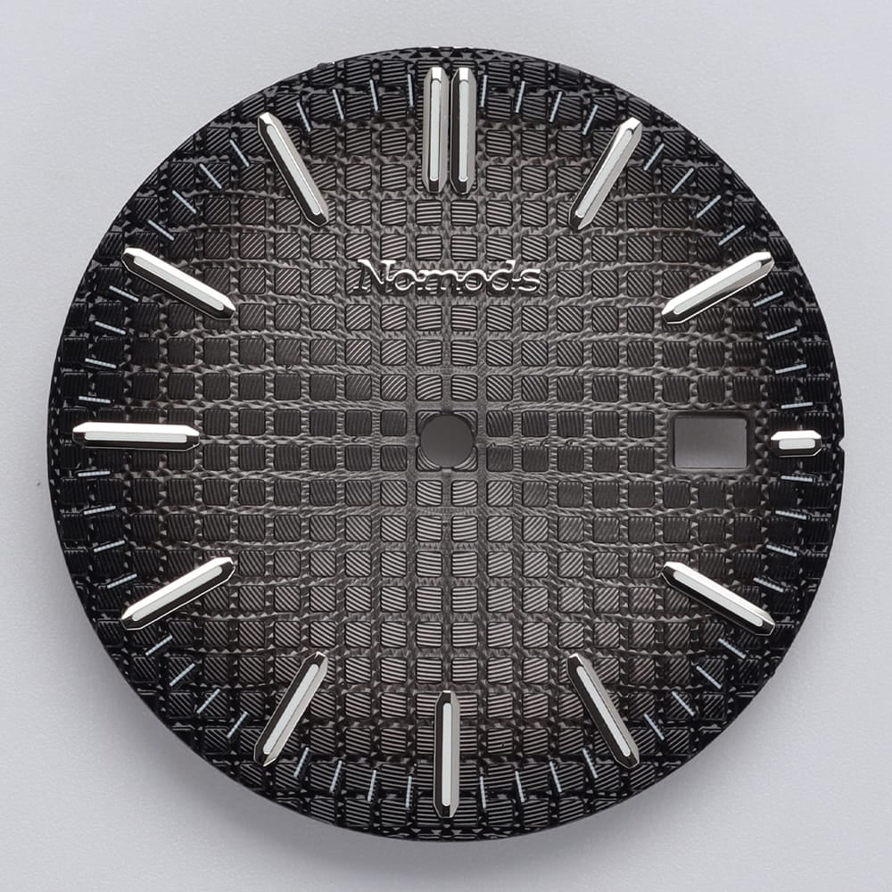 Nomods Dials Gray Fade / Silver / Nomods Waffle Dial – Royal Oak 41mm