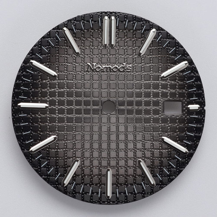 Nomods Dials Gray Fade / Silver / Nomods Waffle Dial – Royal Oak 41mm