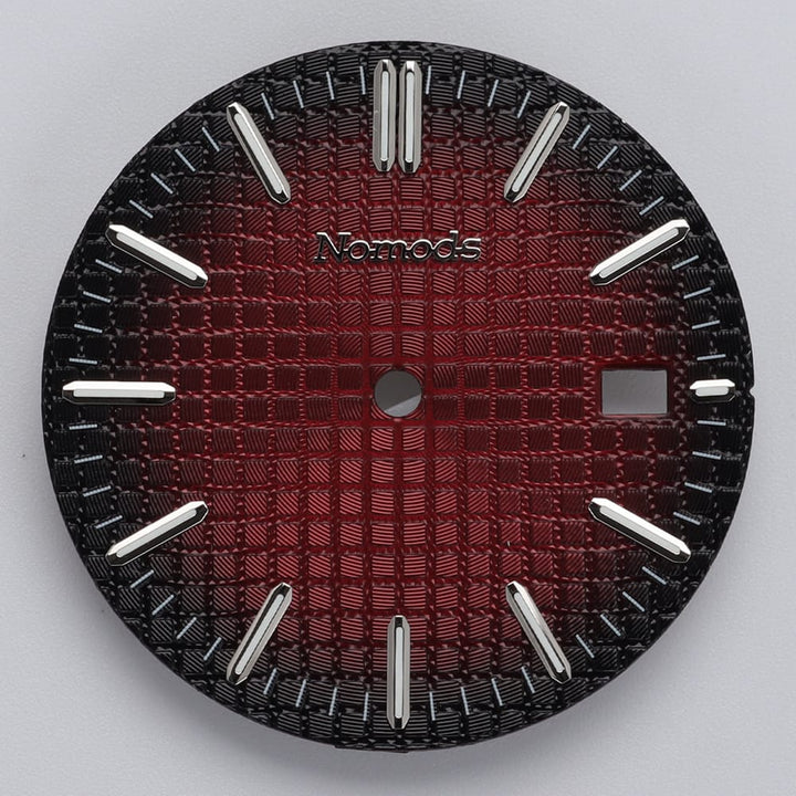 Nomods Dials Red Fade / Silver / Nomods Waffle Dial – Royal Oak 41mm