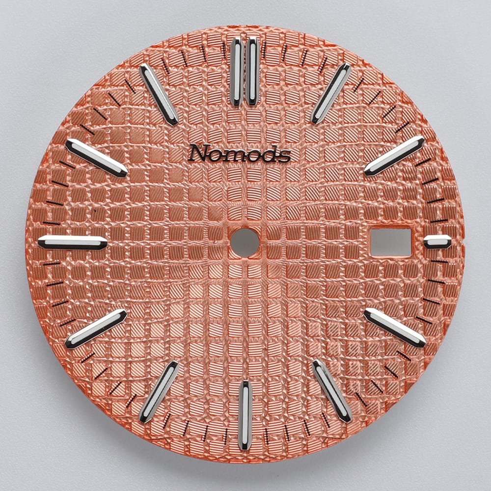 Nomods Dials Salmon Metallic / Silver / Nomods Waffle Dial – Royal Oak 41mm