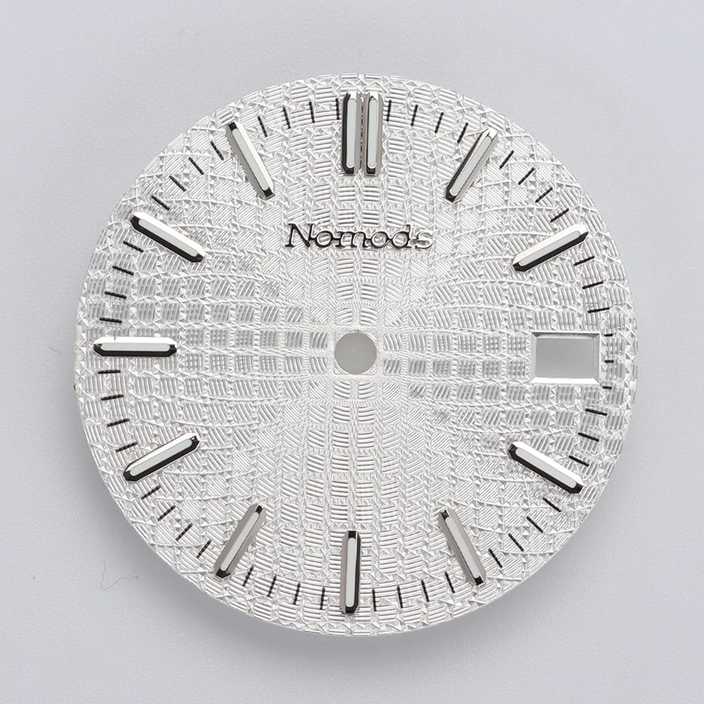 Nomods Dials Silver Metallic / Silver / Nomods Waffle Dial 28.5mm