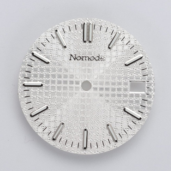 Nomods Dials Silver Metallic / Silver / Nomods Waffle Dial 28.5mm