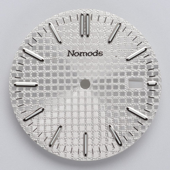 Nomods Dials Silver Metallic / Silver / Nomods Waffle Dial – Royal Oak 41mm