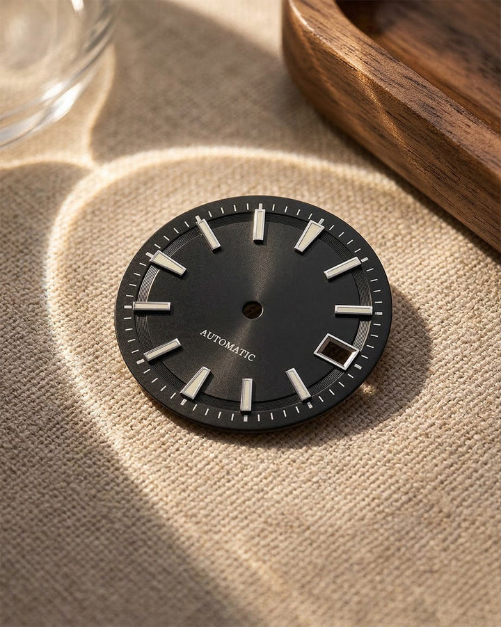 Nomods Dials Sunburst Sector Dial 28.5mm – Blue / Black / Green