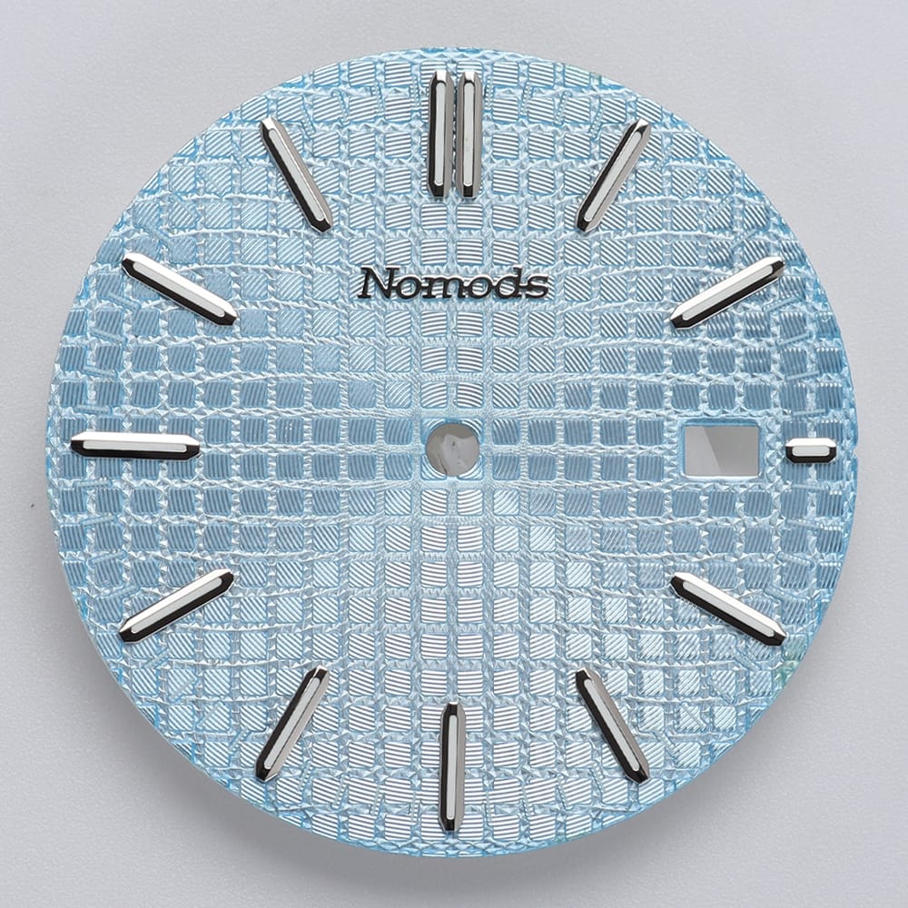 Nomods Dials Tiffany Metallic / Silver / Nomods Waffle Dial – Royal Oak 41mm