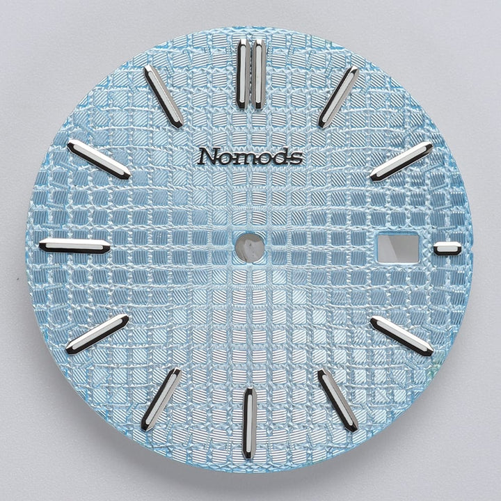 Nomods Dials Tiffany Metallic / Silver / Nomods Waffle Dial – Royal Oak 41mm
