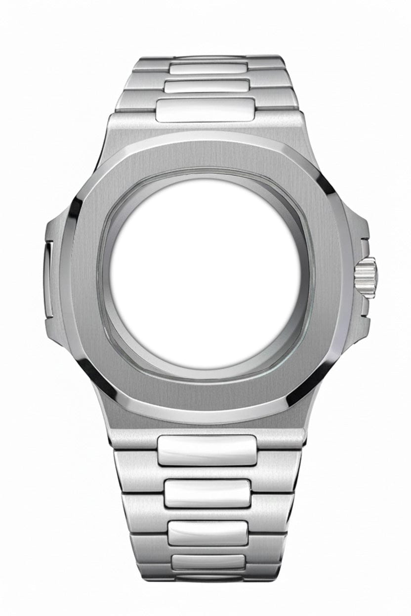 Nomods Exhibition caseback / Clear AR Silver Seikonaut Seiko Mod Case – NH35/NH7x (Ultra-Thin)