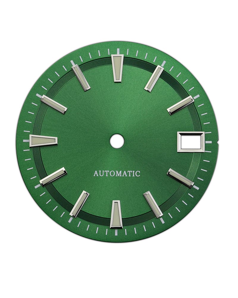 Nomods Green 28.5mm Sunburst Sector Dial for Seiko Modding |  NH35 Blue, Black & Green
