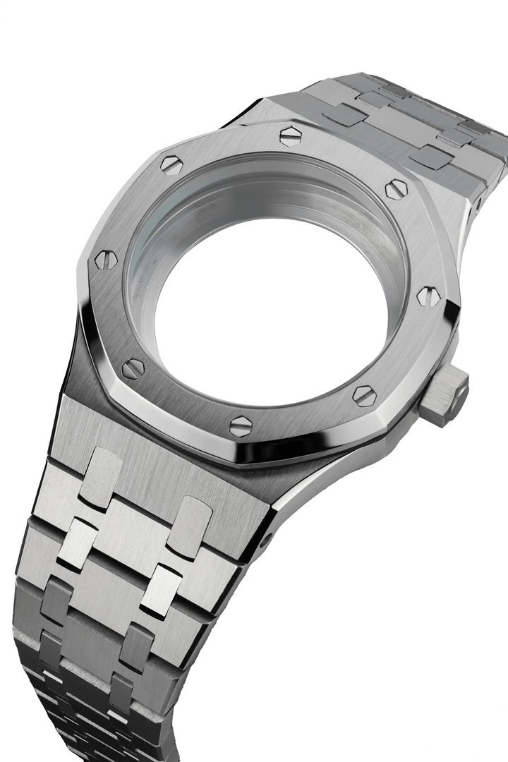Nomods Royal Oak 37mm Seiko Mod Case Silver