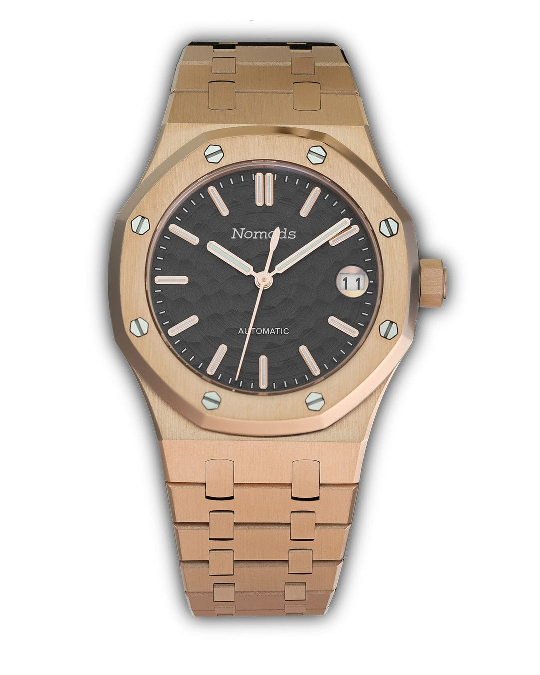 Nomods Royal Oak Seiko Mod 37mm Rosegold Black