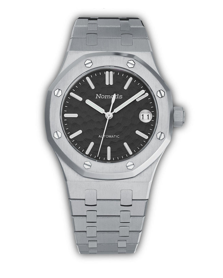 Nomods Royal Oak Seiko Mod 37mm Silver / Black