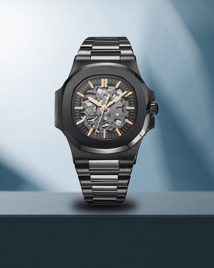 Nomods Seiko Mod - Nautilus Black PVD Rose Gold