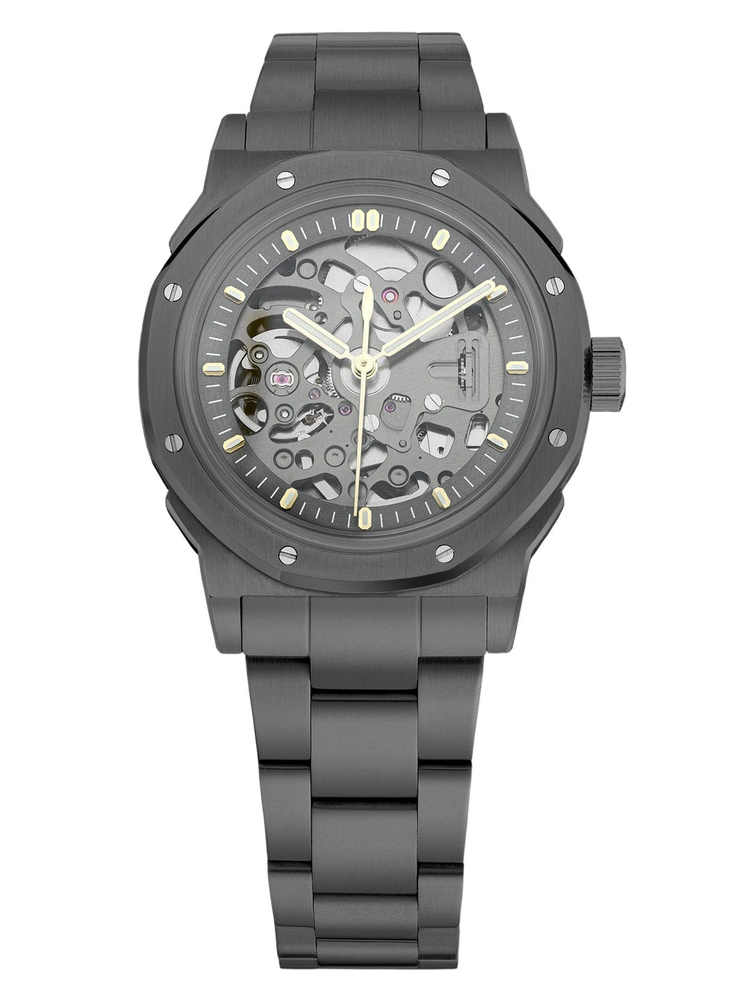 Nomods Seiko Mod - Petrichor 37mm Gun Metal Gold