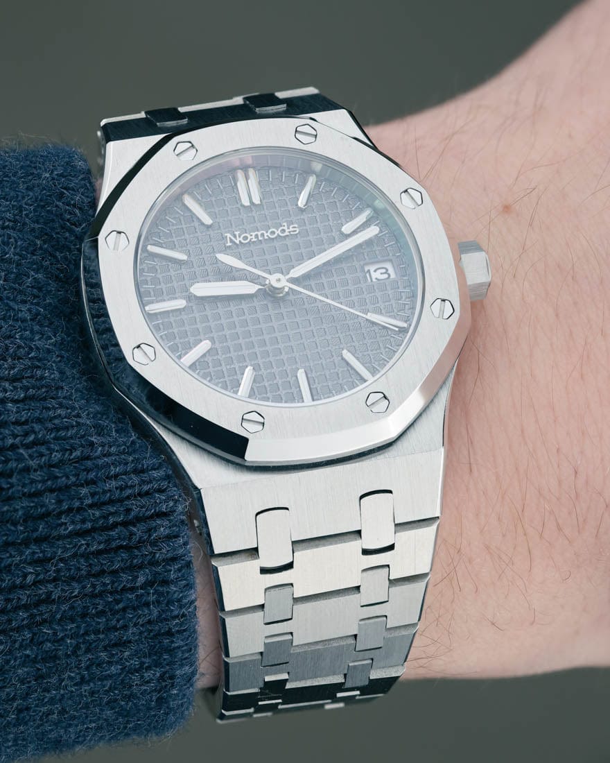 Nomods Seiko Mod Royal Oak 37mm Gray Dial