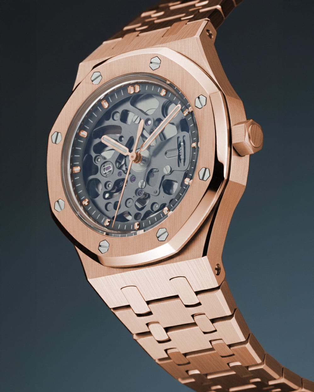 Nomods Seiko mod – Royal Oak 37mm Rose Gold