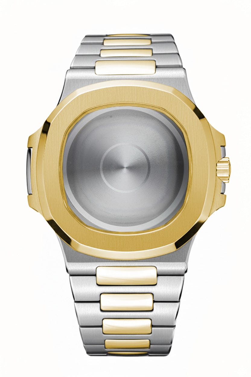 Nomods Solid caseback / Clear AR Two-Tone Seikonaut Seiko Mod Case – NH35/NH7x (Ultra-Thin)