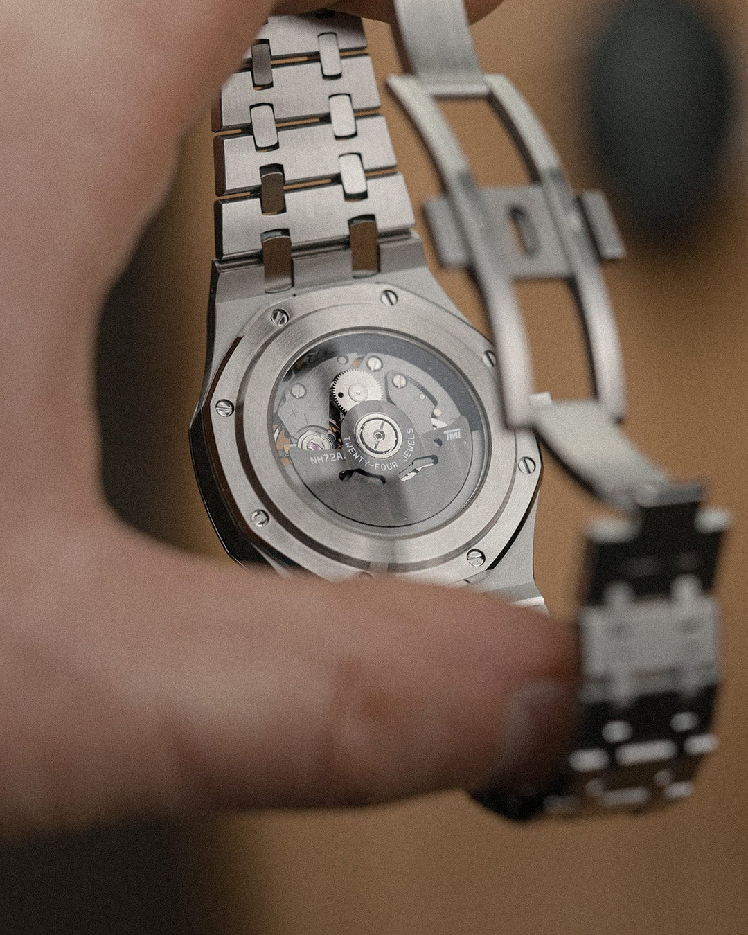 Nomods Watches Royal Oak 37mm Skeleton – Silver