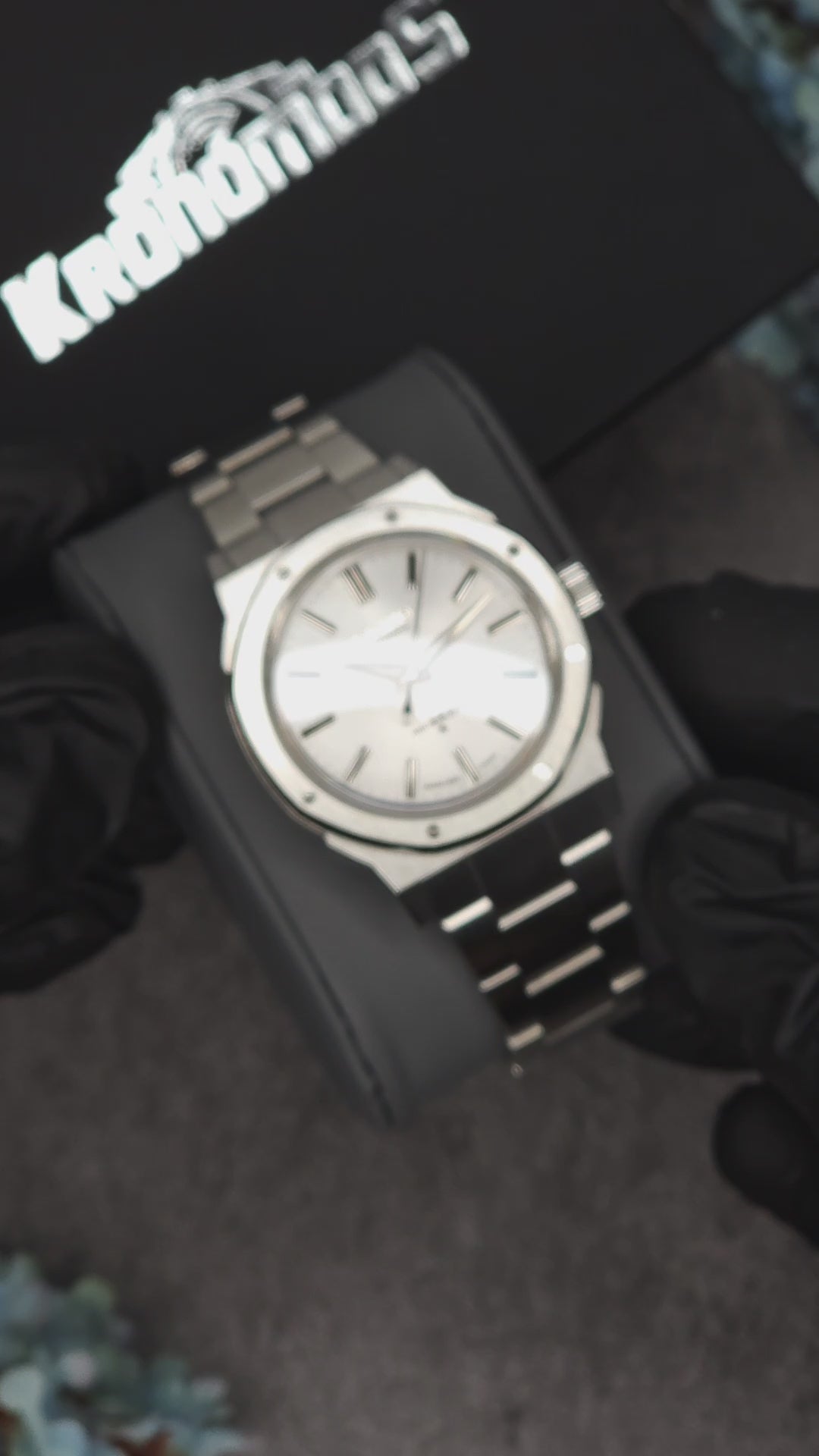 Caja Petrichor 37 mm – Plata